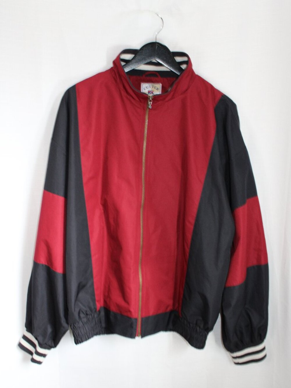 Vintage Men's Size Large Cutter & Buck Zip up Golf Jacket 1998 PGA Sahalee Golf